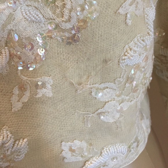 Vintage 1950’s Heavily Beaded Cardigan - Picture 3 of 8